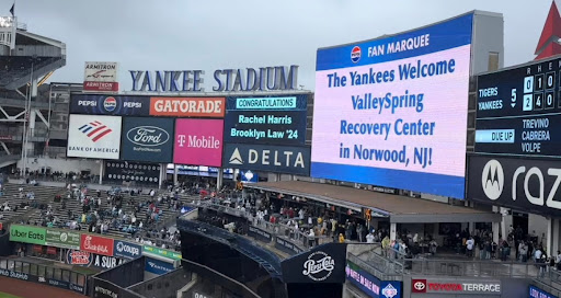 valley spring recovery center new york Yankees Mental Health Awareness Night
